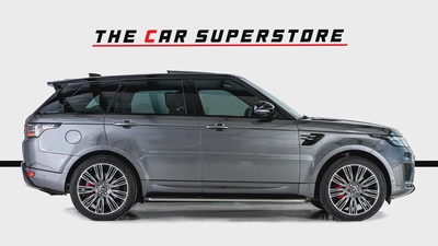 Range Rover Sport V8 Dynamic-GCC-22 Inch Rims-Black Contracting Roof-Red Interior-8