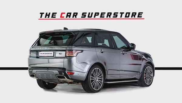 Range Rover Sport V8 Dynamic-GCC-22 Inch Rims-Black Contracting Roof-Red Interior