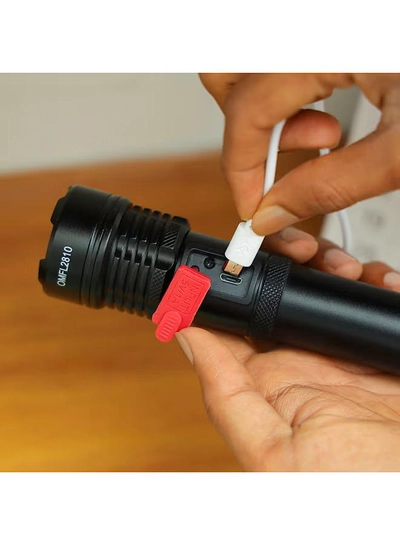 Olsenmark Rechargeable LED Flashlight, OMF2810-6