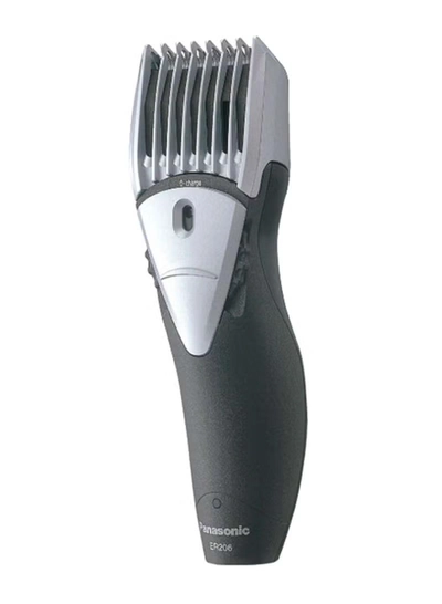 Panasonic Men'S Rechargeable Beard Hair Trimmer, 12 Cutting Lenghts, Er 206 Grey/White-0