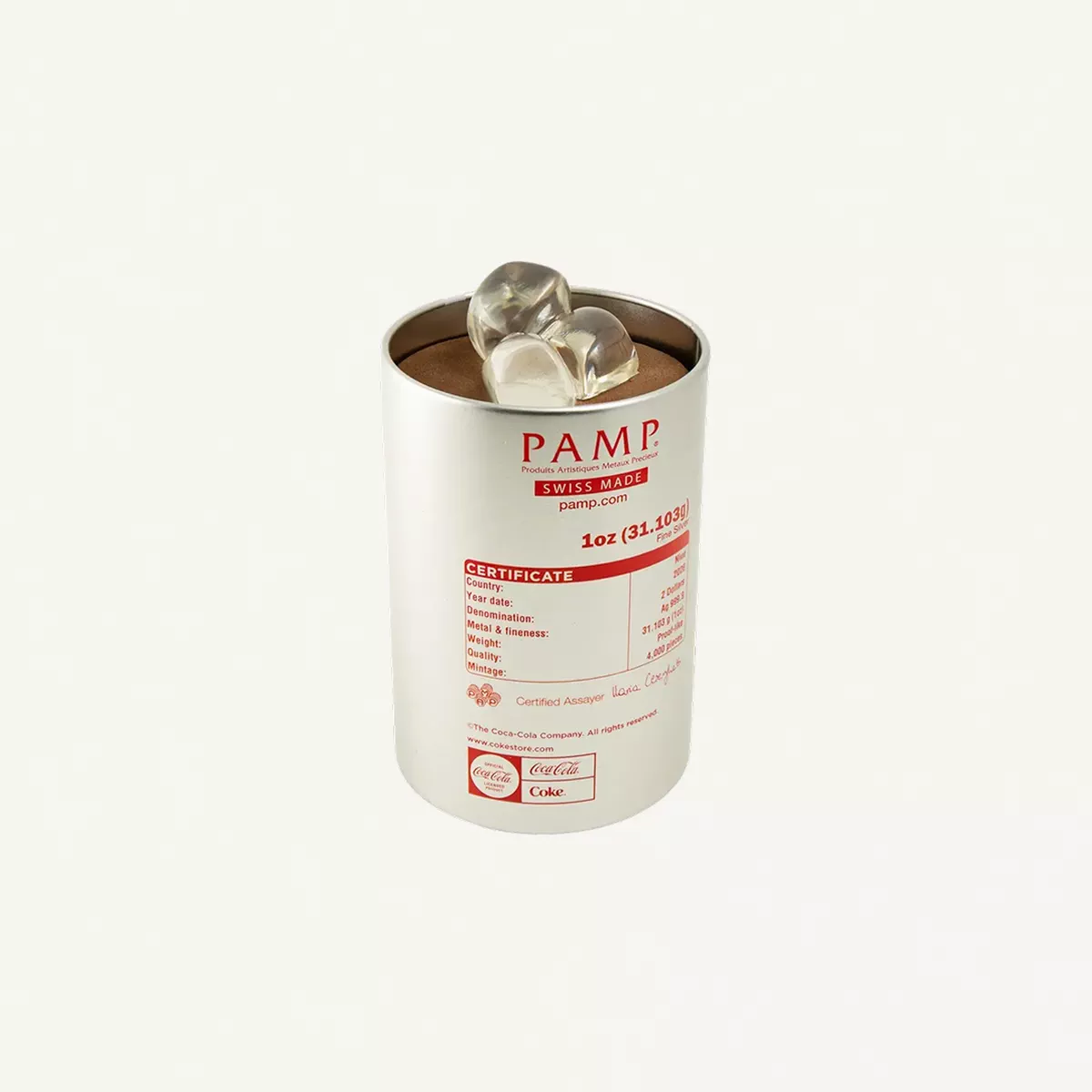 PAMP Suisse 2026 Diet Coke® 1 oz Silver Bar-1-1
