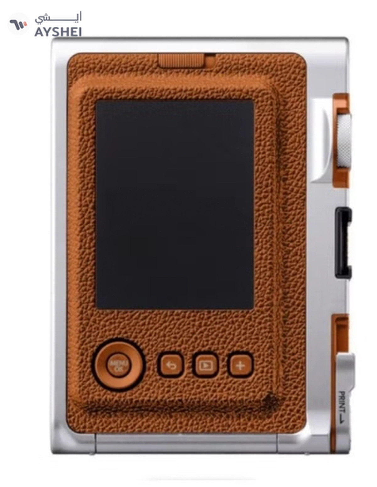 FUJIFILM Instax Mini EVO Hybrid Instant Camera – Brown (USB-C) | Instant Print -3-3