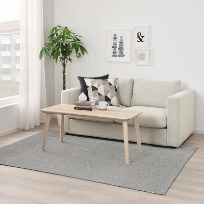 IKEA TIPHEDE Rug, Flatwoven, Black/Natural, 155x220 cm-2