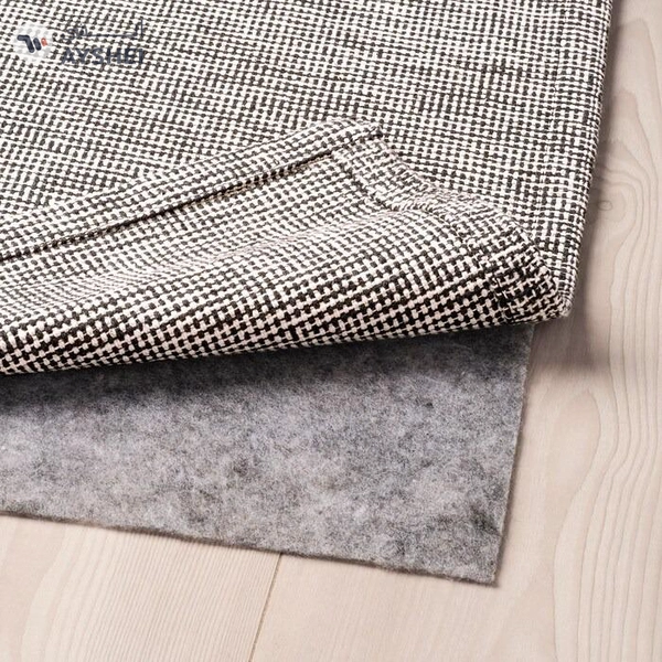 IKEA TIPHEDE Rug, Flatwoven, Black/Natural, 155x220 cm