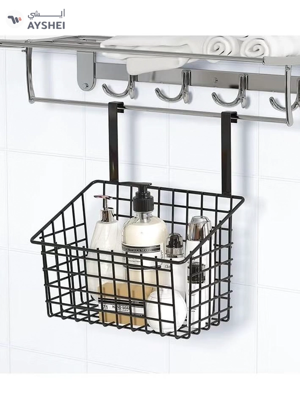 DubaiGallery Kitchen Basket Hanging Door Rear Shelf Storage Bathroom Kitchen Cabinet Door Hanger Hanging Basket