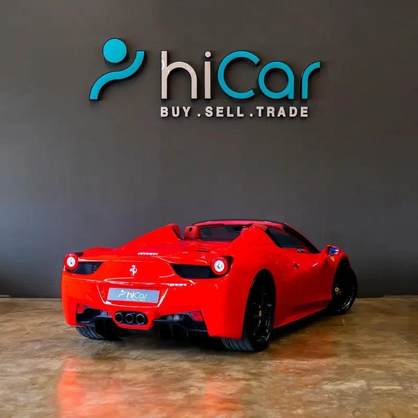 AED 499,950 • Cash • Ferrari 458 Spider • 1 Year Warranty