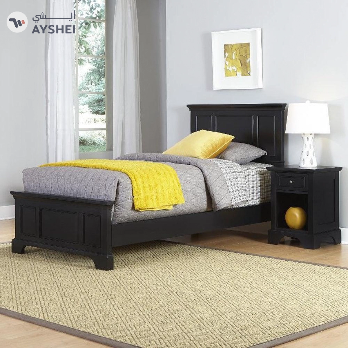Amalfi Single Bed, 90/120-1-1