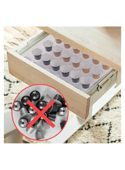 Eworld Clear Acrylic Appetizer Cups Serving Tray, 25 Slots Coffee Pods Organizer Tray-4