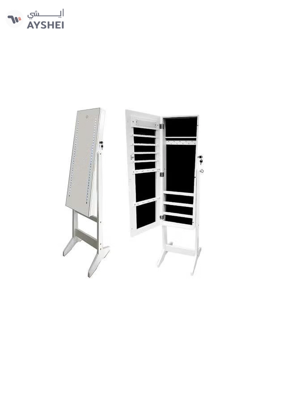 class Accessory Organizer With Mirror-1-1