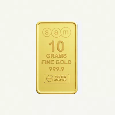 SAM MINTED BAR 10 GM 100% Authentic Approved by UAE Gold Delivery-2