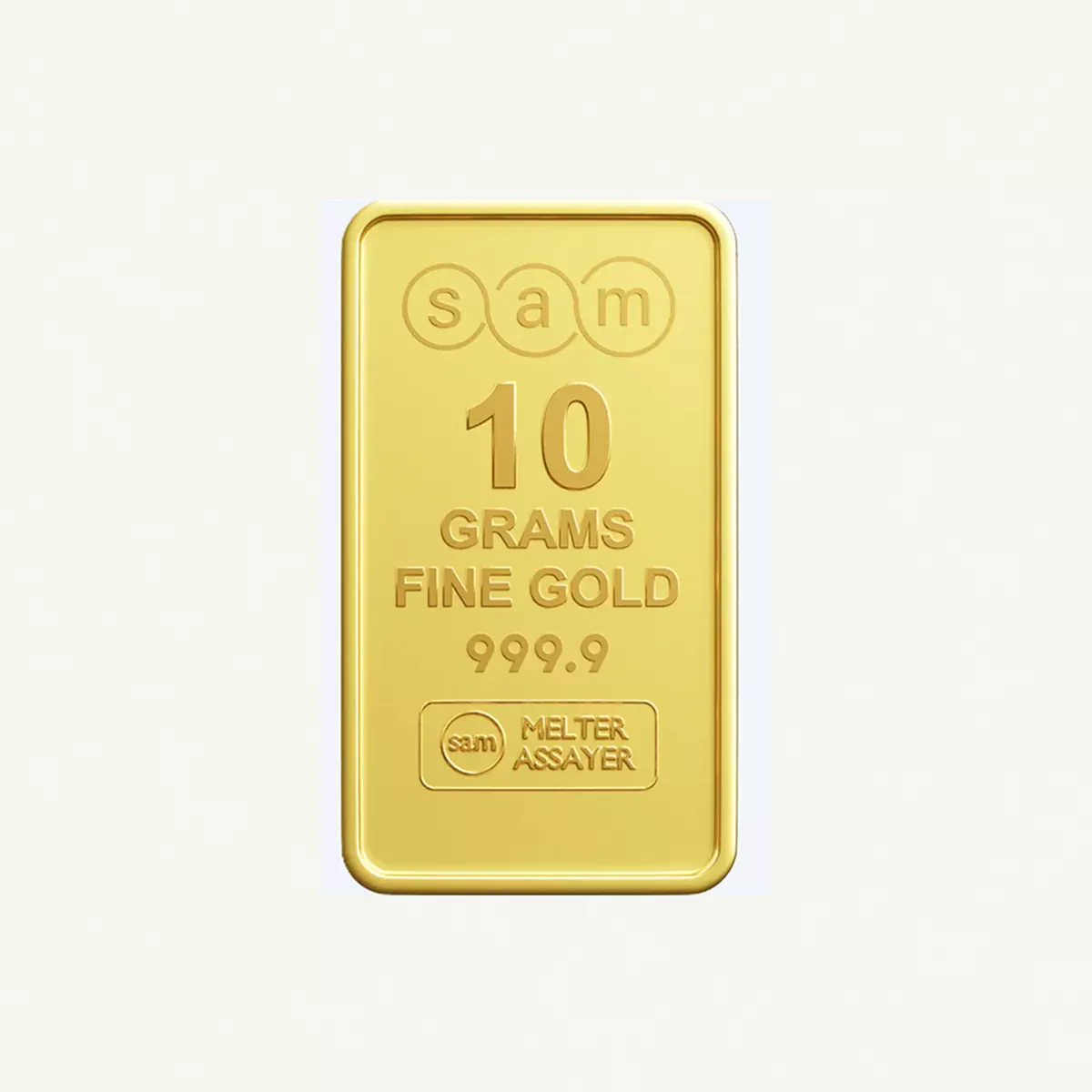 SAM MINTED BAR 10 GM 100% Authentic Approved by UAE Gold Delivery-2-2