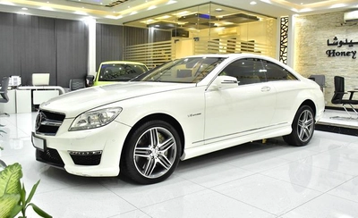 Mercedes Benz CL63 AMG ( 2011 Model ) in White Color GCC Specs-0