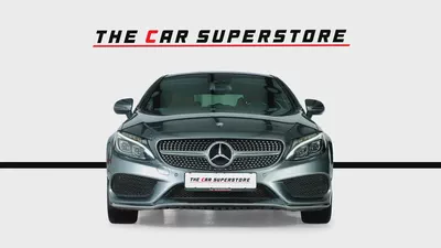 Mercedes Benz C200 Coupe- GCC-Selenite Grey-AMG Body Styling-Panoramic Roof-Mercedes FSH-2
