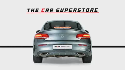 Mercedes Benz C200 Coupe- GCC-Selenite Grey-AMG Body Styling-Panoramic Roof-Mercedes FSH-6