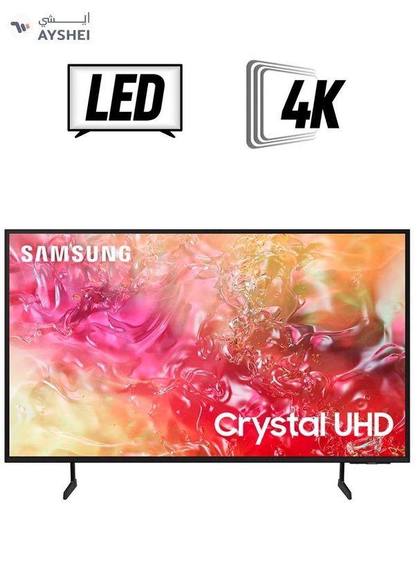 Smart TV, Big TV, Crystal UHD, DU7000, 85 Inch, 2024, PurColor, 4K Upscaling, Tizen OS, Q-Symphony UA85DU7000UXZN Black