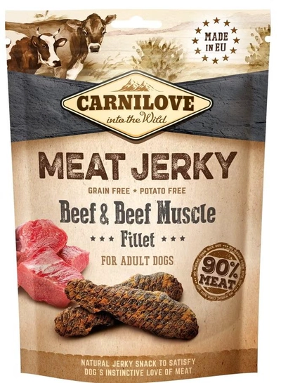 Carnilove Jerky Snack Beef & Beef Muscle Fillet 100g-0