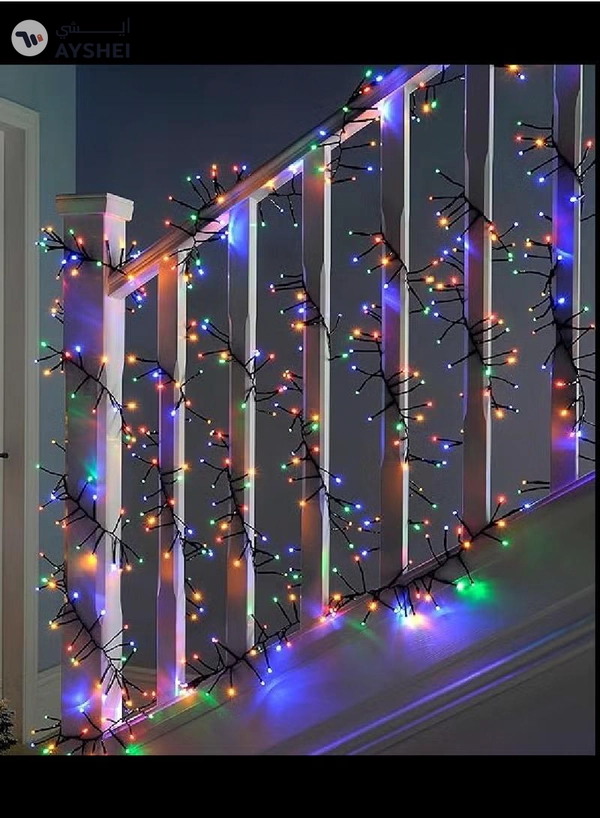 JIHAM 300 LED 18 Meter Curtain Lights String Lights Multi Modes Fairy Lights Hanging Lights For Bedroom, Wedding, Party Home And Garden Fairy Light Christmas Lights RGB Lights For Christmas Decoration