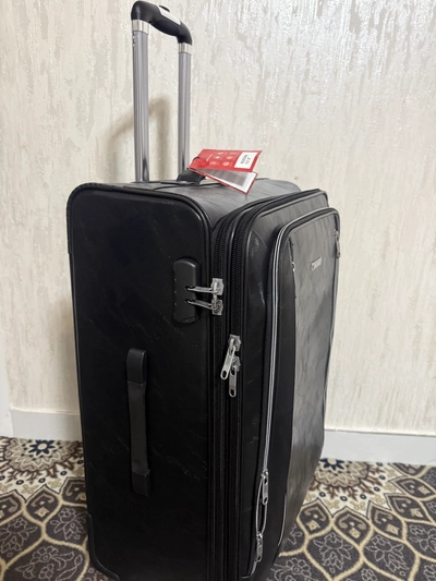 30KG John Cooper PU Leather Luggage Suitcase-0