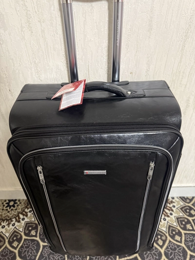 30KG John Cooper PU Leather Luggage Suitcase-1