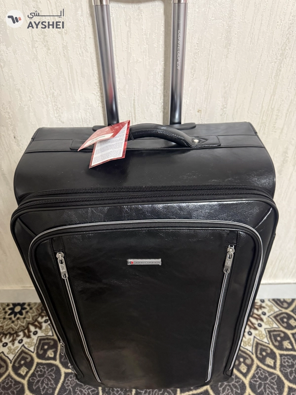 30KG John Cooper PU Leather Luggage Suitcase