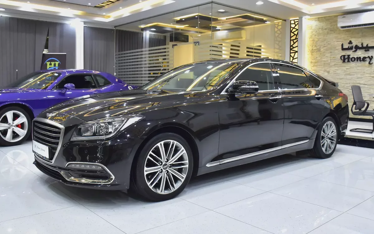 EXCELLENT DEAL for our Genesis G80 3.3L ( 2018 Model ) in Black Color Korean Specs-1-1