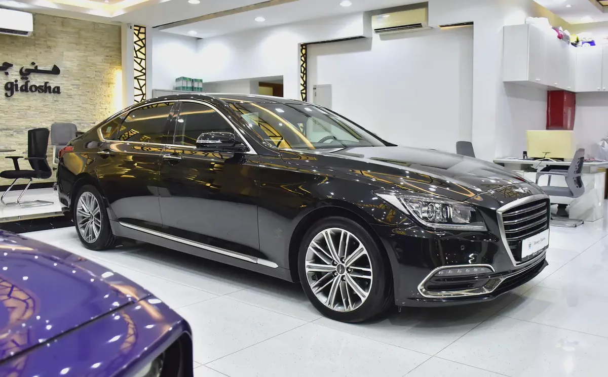 EXCELLENT DEAL for our Genesis G80 3.3L ( 2018 Model ) in Black Color Korean Specs-2-2