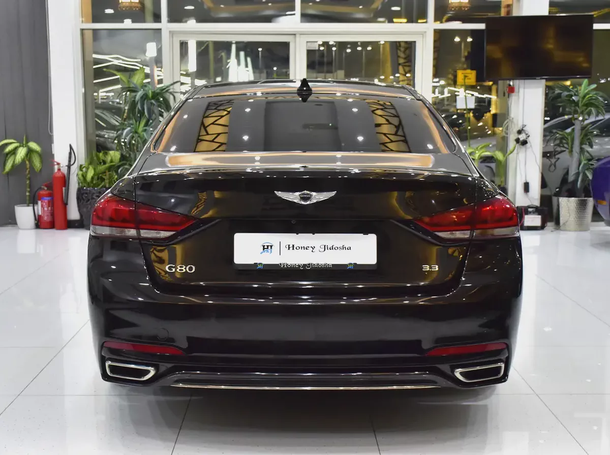 EXCELLENT DEAL for our Genesis G80 3.3L ( 2018 Model ) in Black Color Korean Specs-4-4