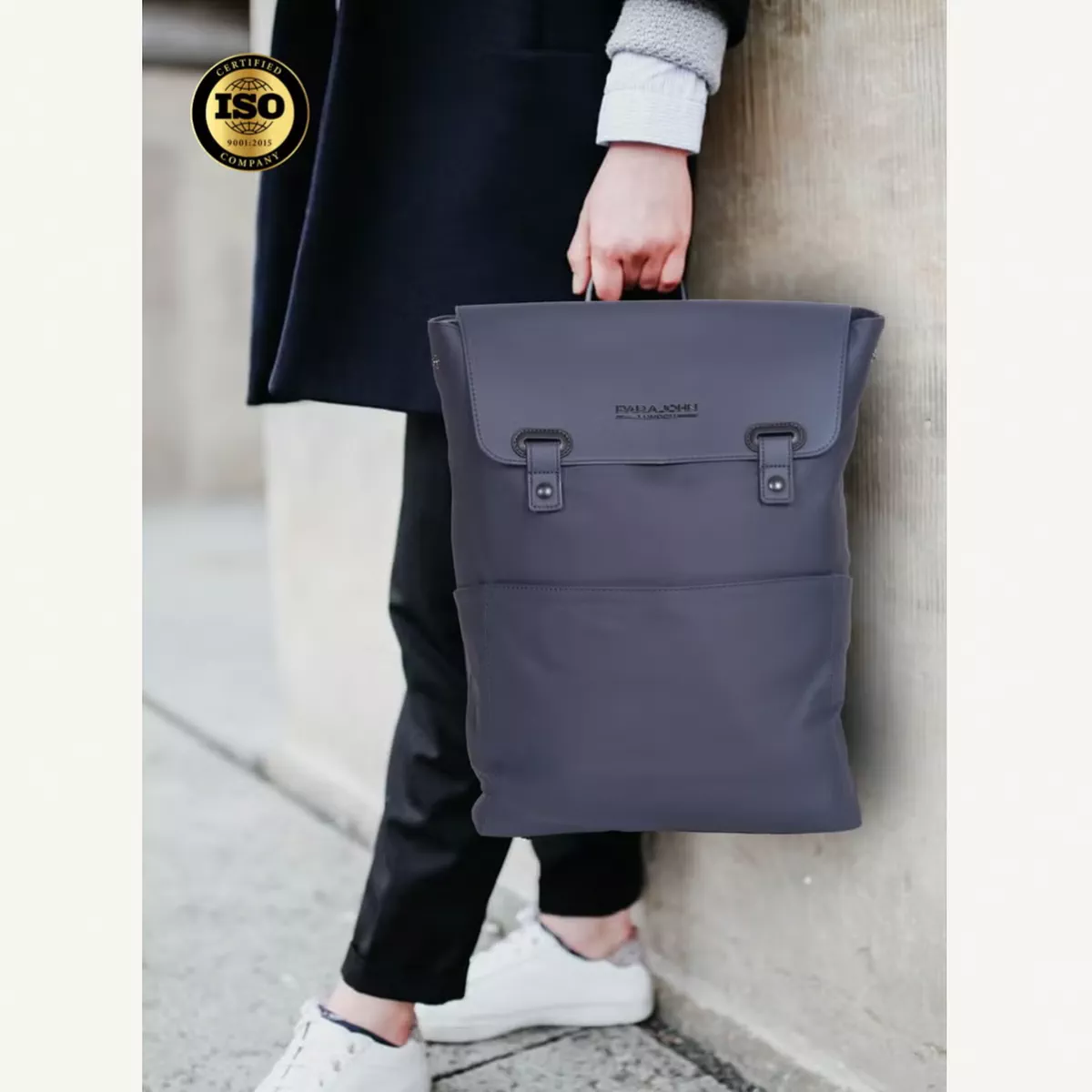 PARAJOHN Parajohn Wayfarer PU Backpack 16.3 Inch | Stylish Large Capacity Backpack for Travel & Daily Use-6-6