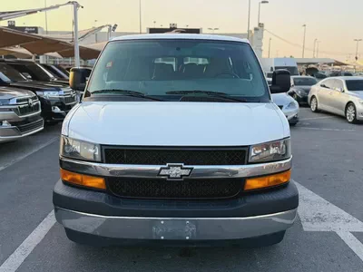 2020 Chevrolet Express, white, passenger-1