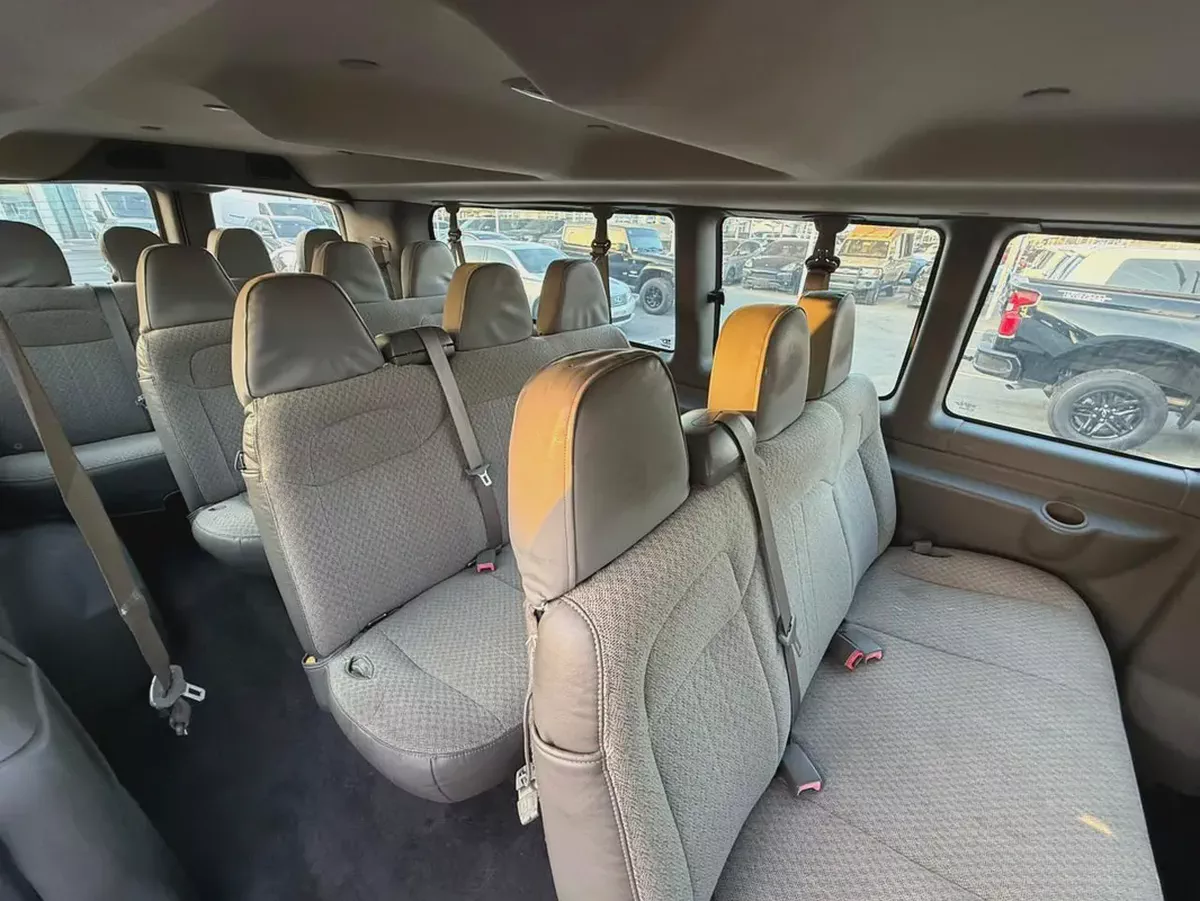 2020 Chevrolet Express, white, passenger-11-11