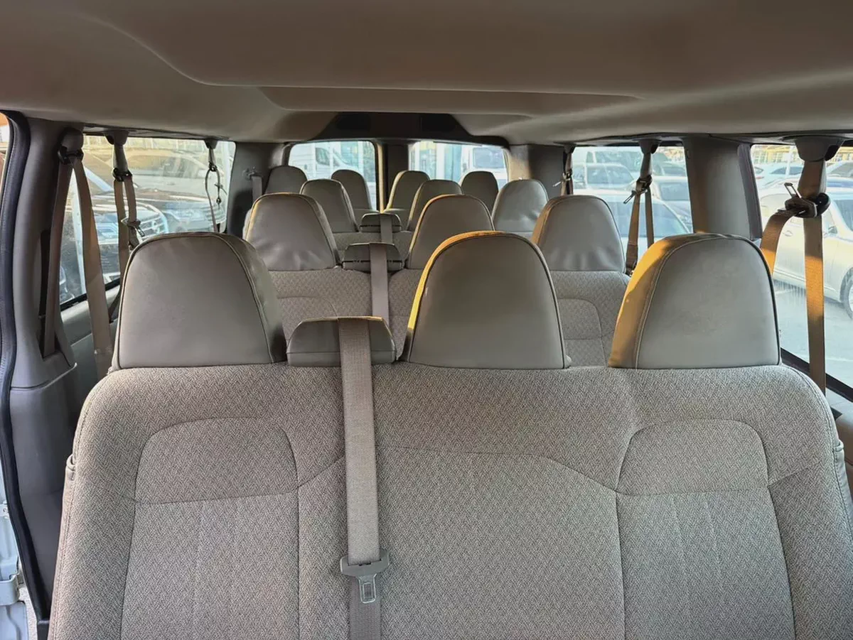 2020 Chevrolet Express, white, passenger-12-12