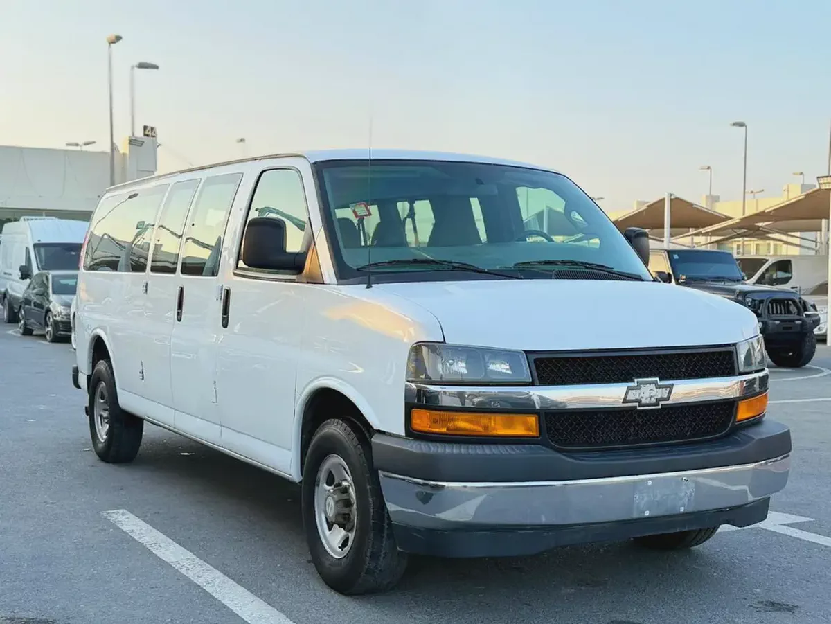 2020 Chevrolet Express, white, passenger