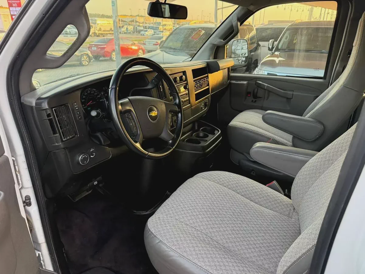 2020 Chevrolet Express, white, passenger-7-7