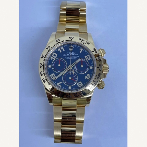 Rolex Daytona Full Yellow Gold Blue Dial 40mm | Used (Very good) | Year of production 2021 | Original box | No original papers