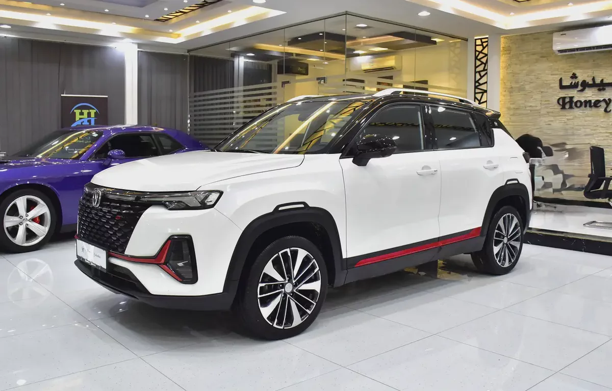 AED 667 EMi for 5Yrs | Changan CS35 Plus ( 2025 Model ) in White Color GCC Specs-1-1