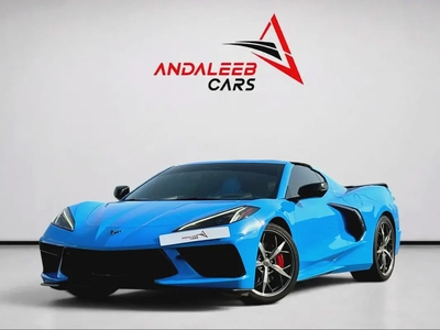 AED 5,420 P.M | 0% DOWN PAYMENT | CHEVROLET CORVETTE STINGRAY 3LT | 6.2L V8-0