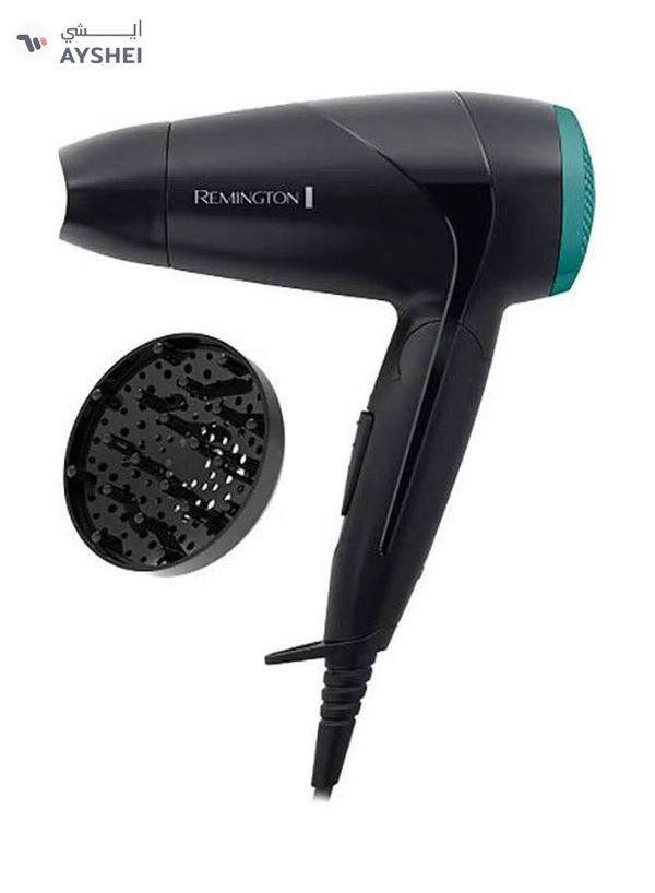 REMINGTON D1500 Travel Hair Dryer Turquoise Black 200meter