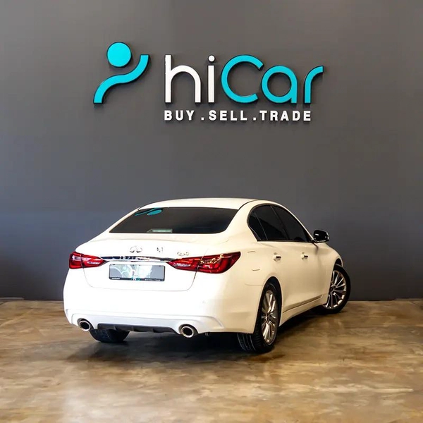 AED 1,398 pm • 0% Downpayment • Infiniti Q50 Luxe • 1 Year Warranty