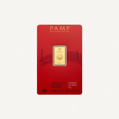 PAMP Lunar Legends 2026 Year of the Horse 5g Gold Bar-1