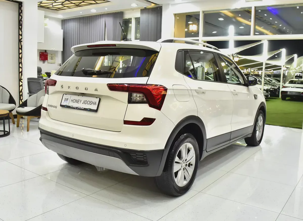 AED 579 EMi for 5Yrs | Skoda Kushaq ( 2023 Model ) in White Color GCC Specs-5-5