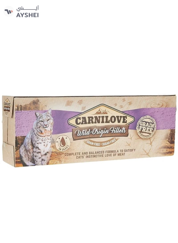 CARNILOVE Turkey enriched with Valerian Root for Adult Cats (Wet Food Pouches) 24x85g