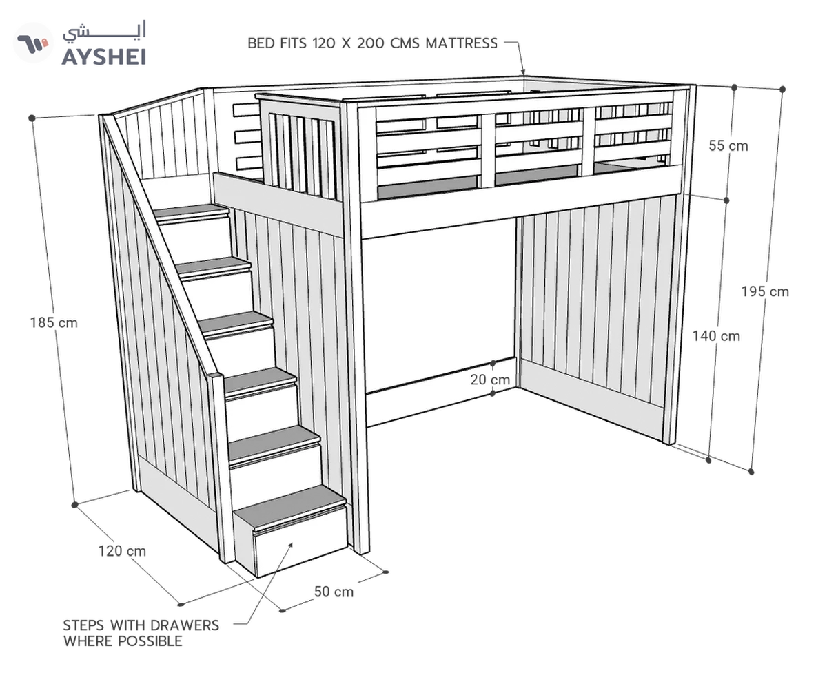 Catalina Loft Bed-4-4