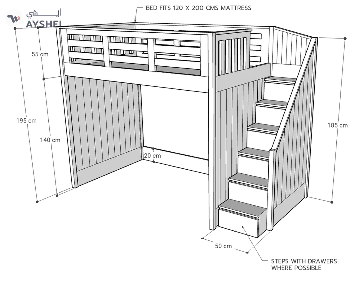 Catalina Loft Bed-3-3