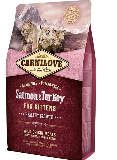 CARNILOVE Salmon & Turkey for Kittens 6kg-0