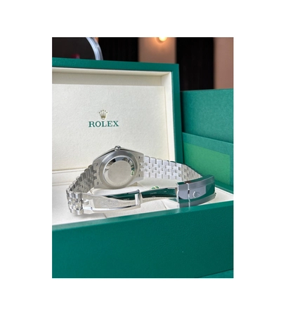 Rolex Datejust 41mm Steel & White gold Wimbledon dial Jubilee bracelet-5