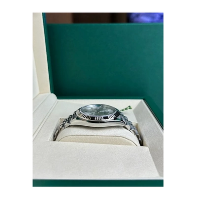 Rolex Datejust 41mm Steel & White gold Wimbledon dial Jubilee bracelet-2