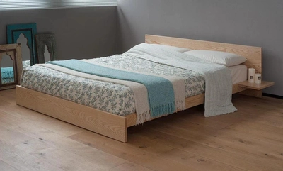Kulu Low Bed, Solid Wood Veneer-7