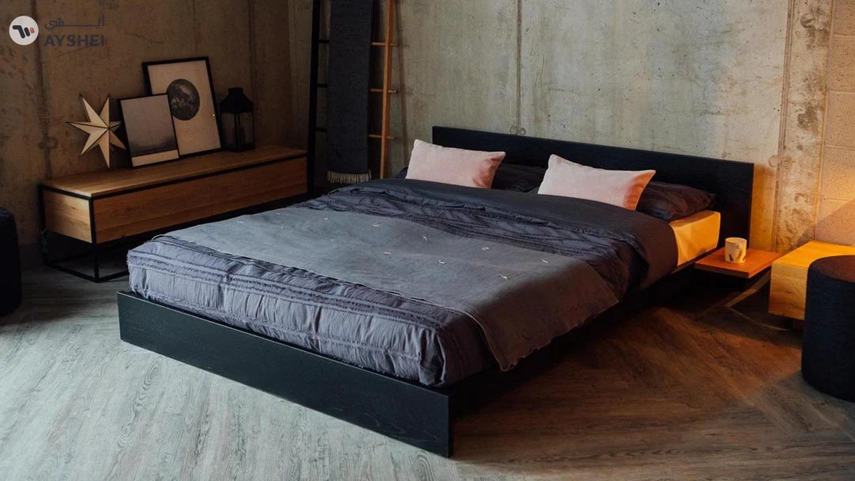 Kulu Low Bed, Solid Wood Veneer-4-4