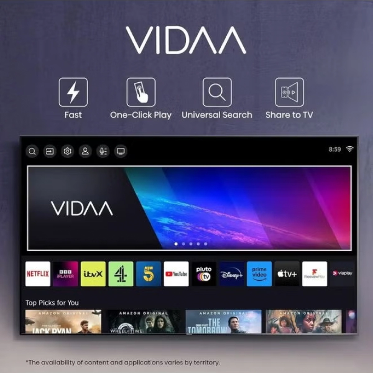 Hisense 43-Inch Full HD Smart LED TV | VIDAA OS, Bezel-less Design-1-1