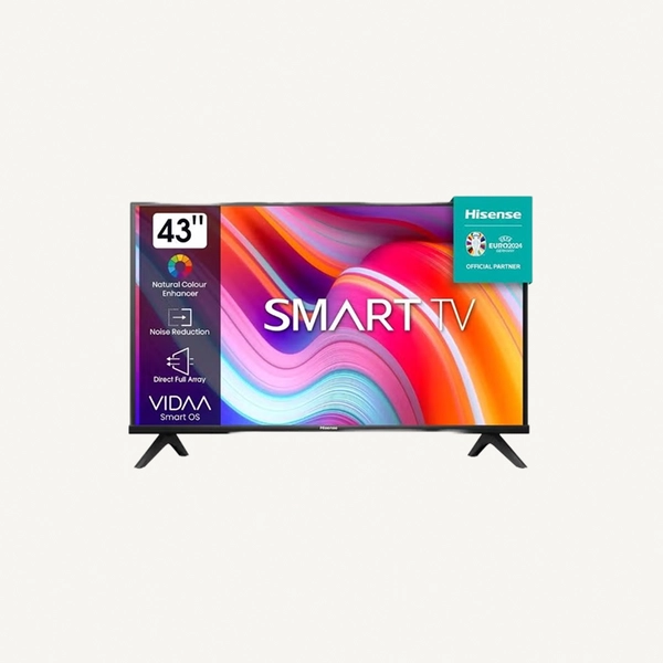 Hisense 43-Inch Full HD Smart LED TV | VIDAA OS, Bezel-less Design